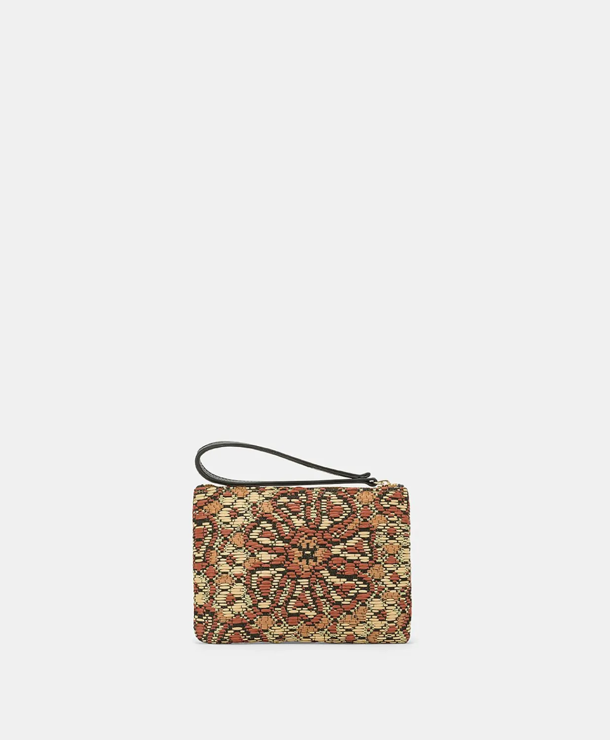 Online Fragua Pochette Avec Tissage - Noir Multicolore Femmes Sacs Et Pochettes
