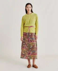 Outlet Jersey Pearl Marmot - Citron Vert Femmes Tricots