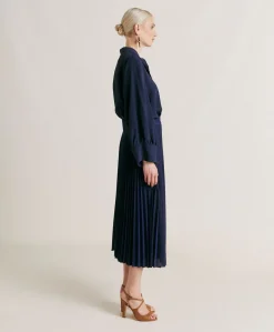 Best Jupe Emi En Jersey Lurex - Bleute Femmes Jupes
