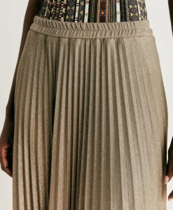 Outlet Jupe Emi En Jersey Lurex - Boue Femmes Jupes