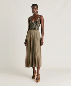 Outlet Jupe Emi En Jersey Lurex - Boue Femmes Jupes