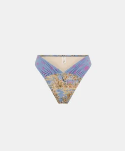 Online Maillot De Bain Slip Avec Jambe Haute Serina - Multicolore Bleu Clair Femmes Maillots De Bain
