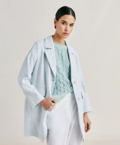 Discount Manteau Pomeranien En Lin Coton - Ciel Femmes Trenchs Et Manteaux