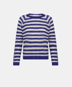 Sale Marmotta Pull Raye Lurex Perle - Bluette Femmes Tricots