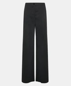 Sale Pantalon Candeo En Coton Et Lin - Noir Femmes Costumes Et Costumes