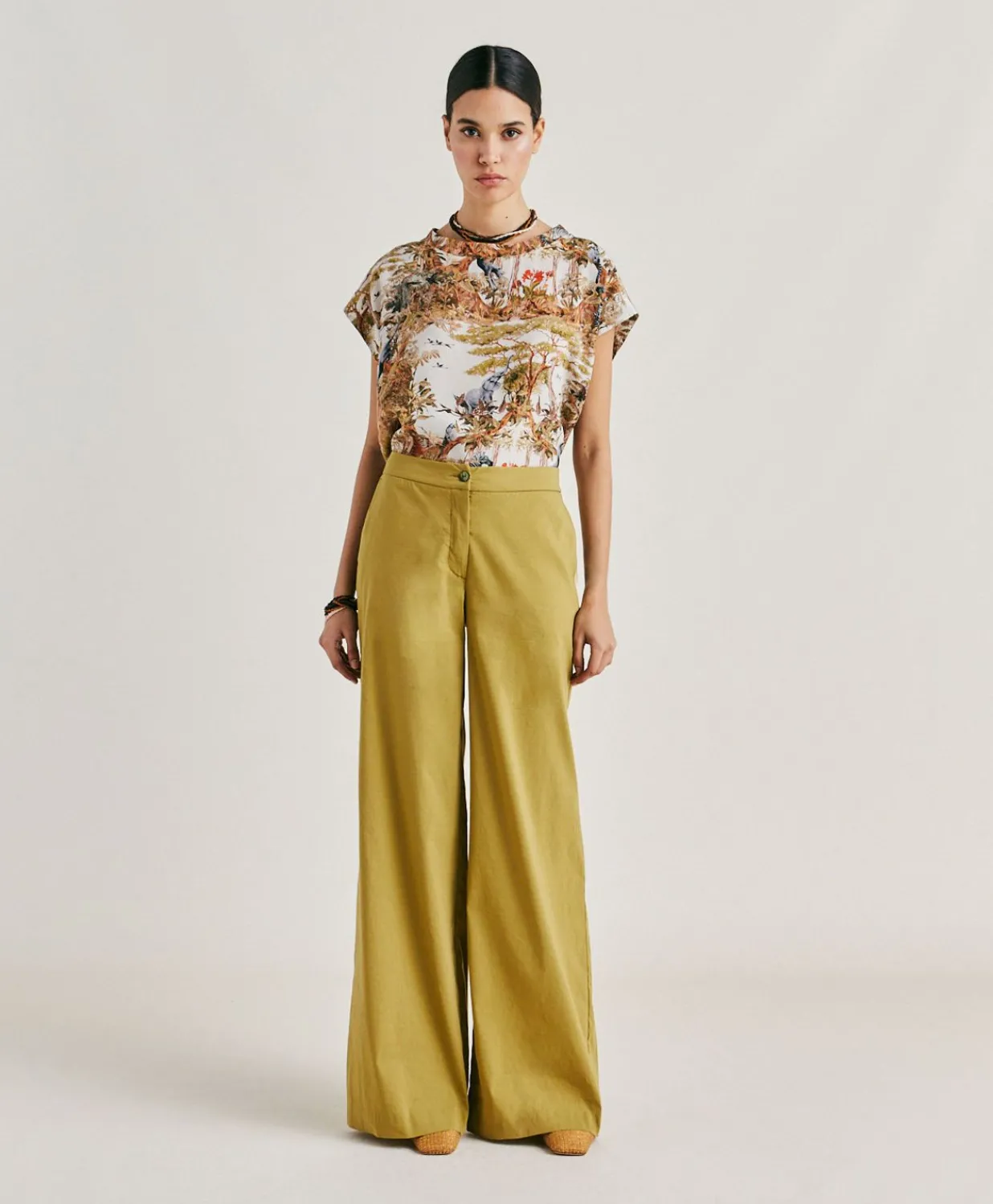 New Pantalon Candeo En Lin Et Coton - Avocat Femmes Pantalons Et Shorts