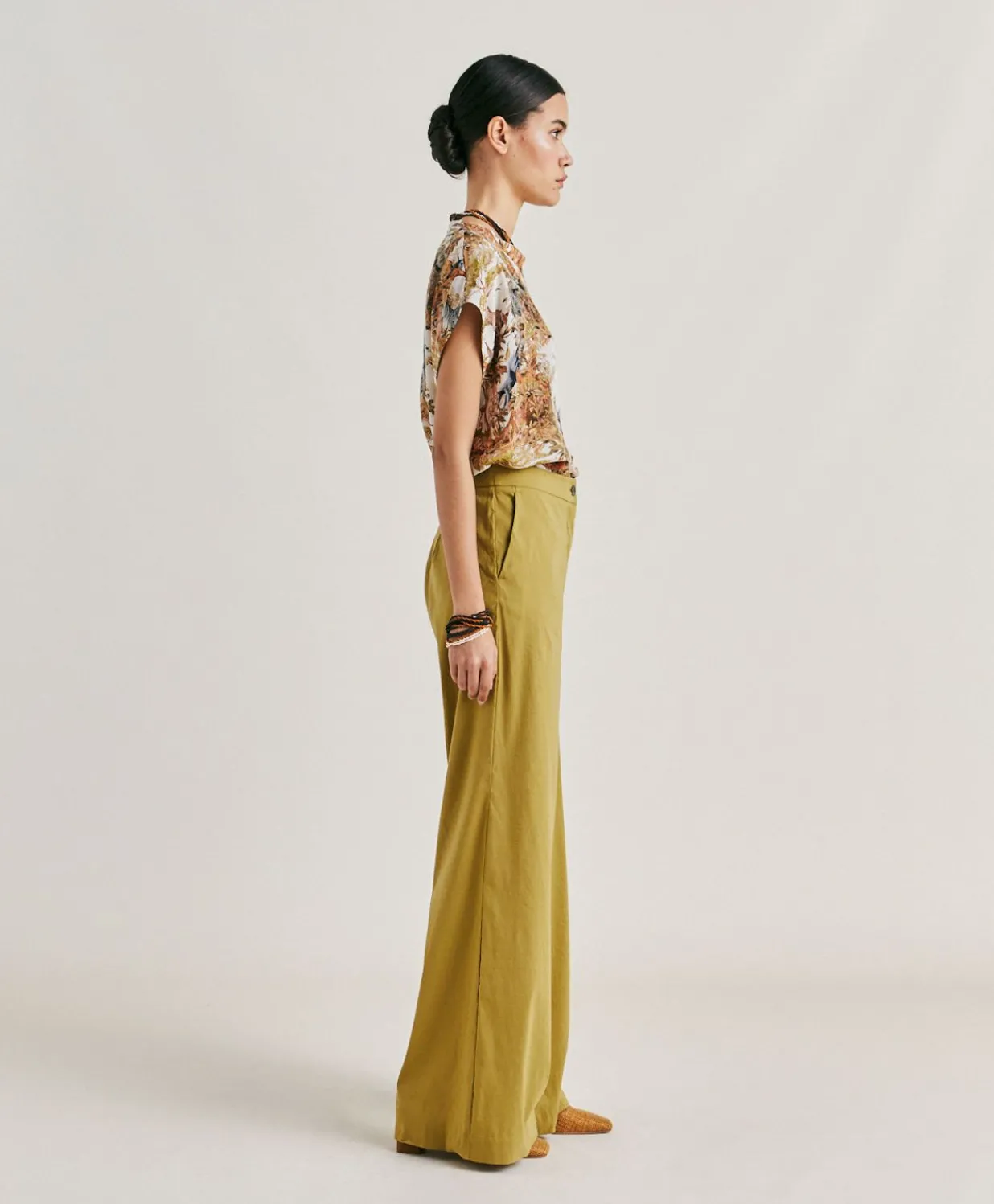 New Pantalon Candeo En Lin Et Coton - Avocat Femmes Pantalons Et Shorts