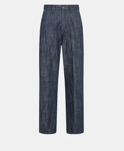 New Pantalon Denim Bis Fuchsia - Bleu Jean Femmes Pantalons Et Shorts