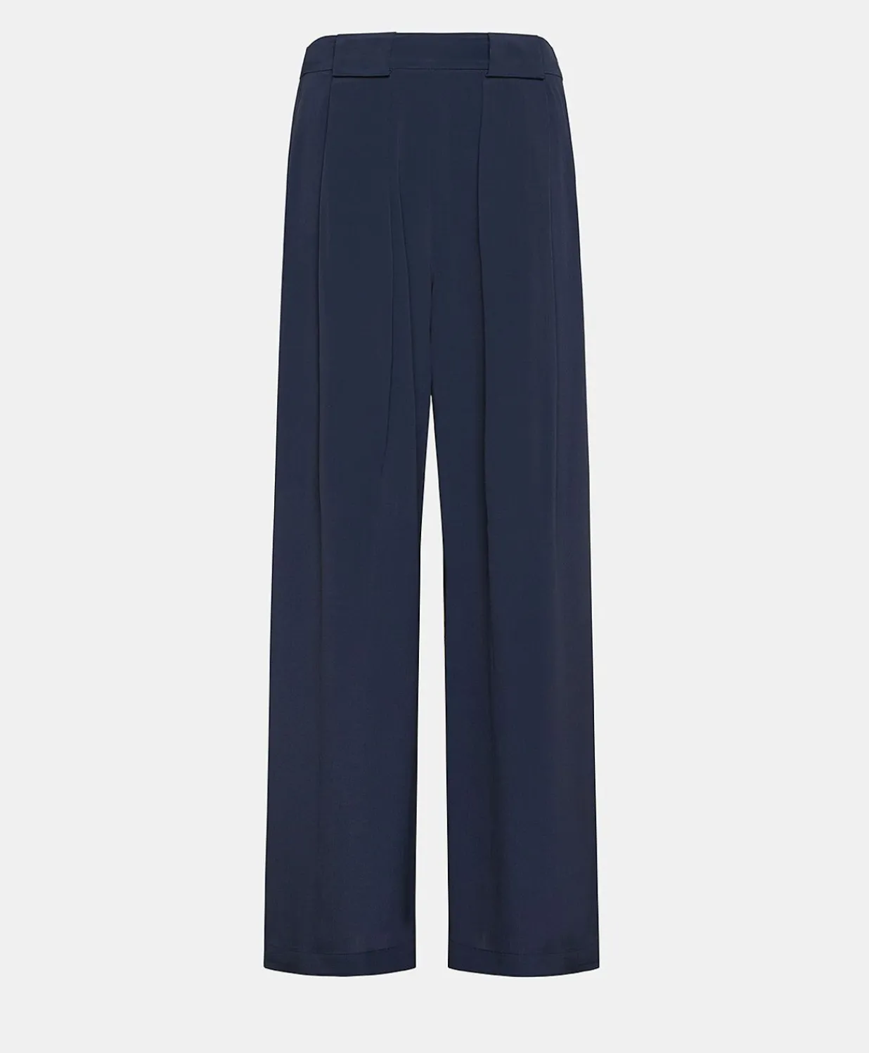Clearance Pantalon En Acetate De Soie Aspen - Bleu Nuit Femmes Pantalons Et Shorts