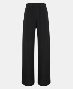 Online Pantalon En Acetate De Soie Aspen - Noir Femmes Pantalons Et Shorts