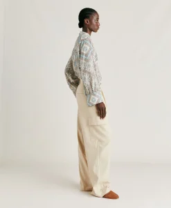 Sale Pantalon En Denim Leger Pedro - Creme Femmes Pantalons Et Shorts