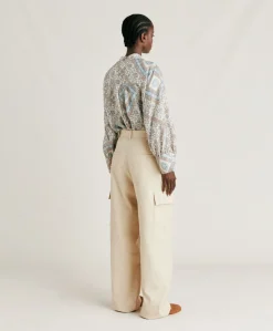 Sale Pantalon En Denim Leger Pedro - Creme Femmes Pantalons Et Shorts