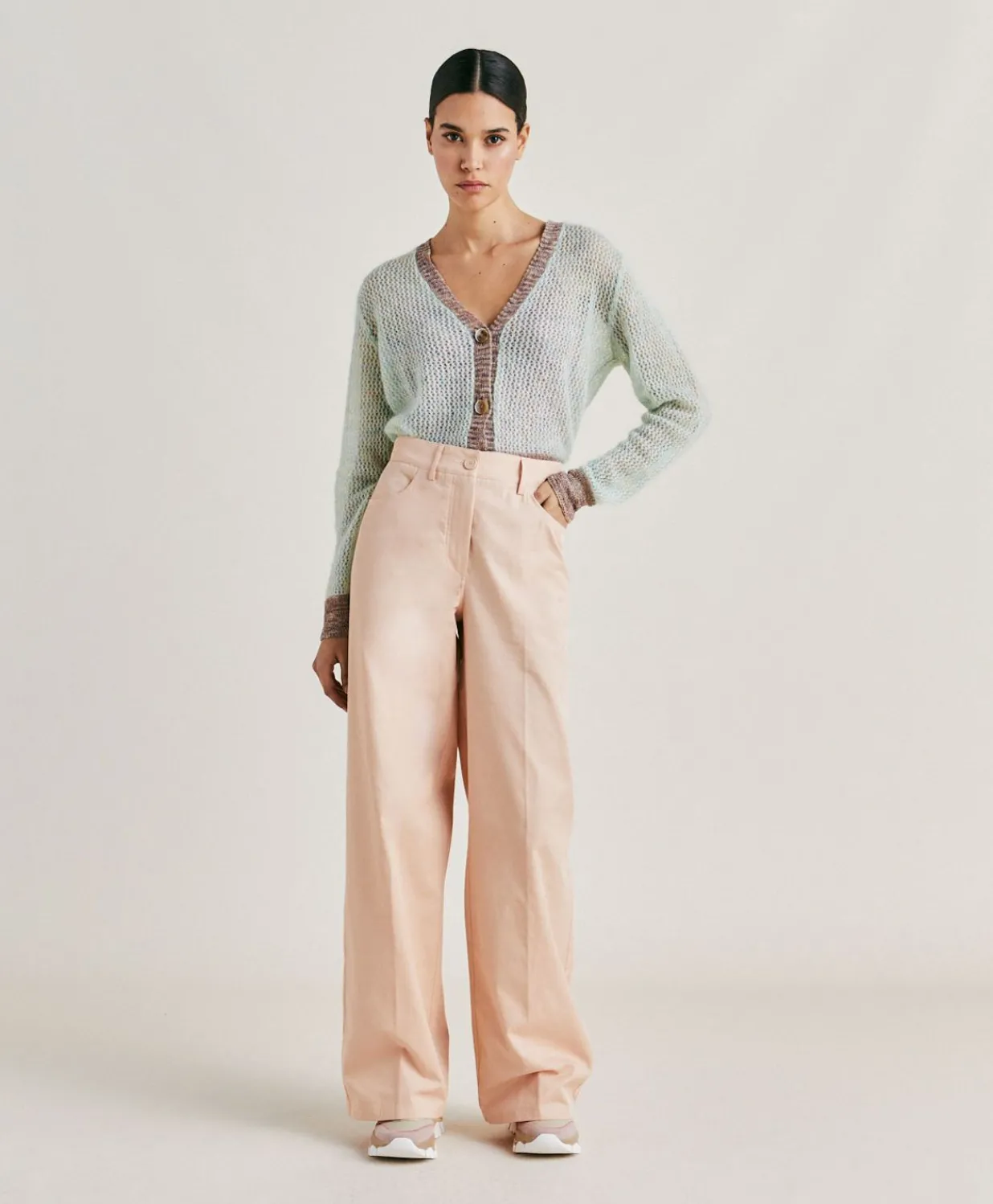 Online Pantalon En Gabardine Olivina - Bourgeon Femmes Pantalons Et Shorts
