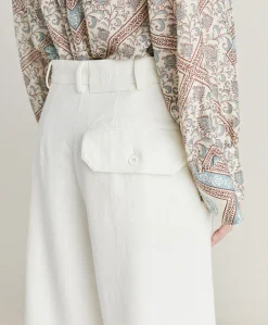 Clearance Pantalon En Jean Grecale - Creme Femmes Pantalons Et Shorts