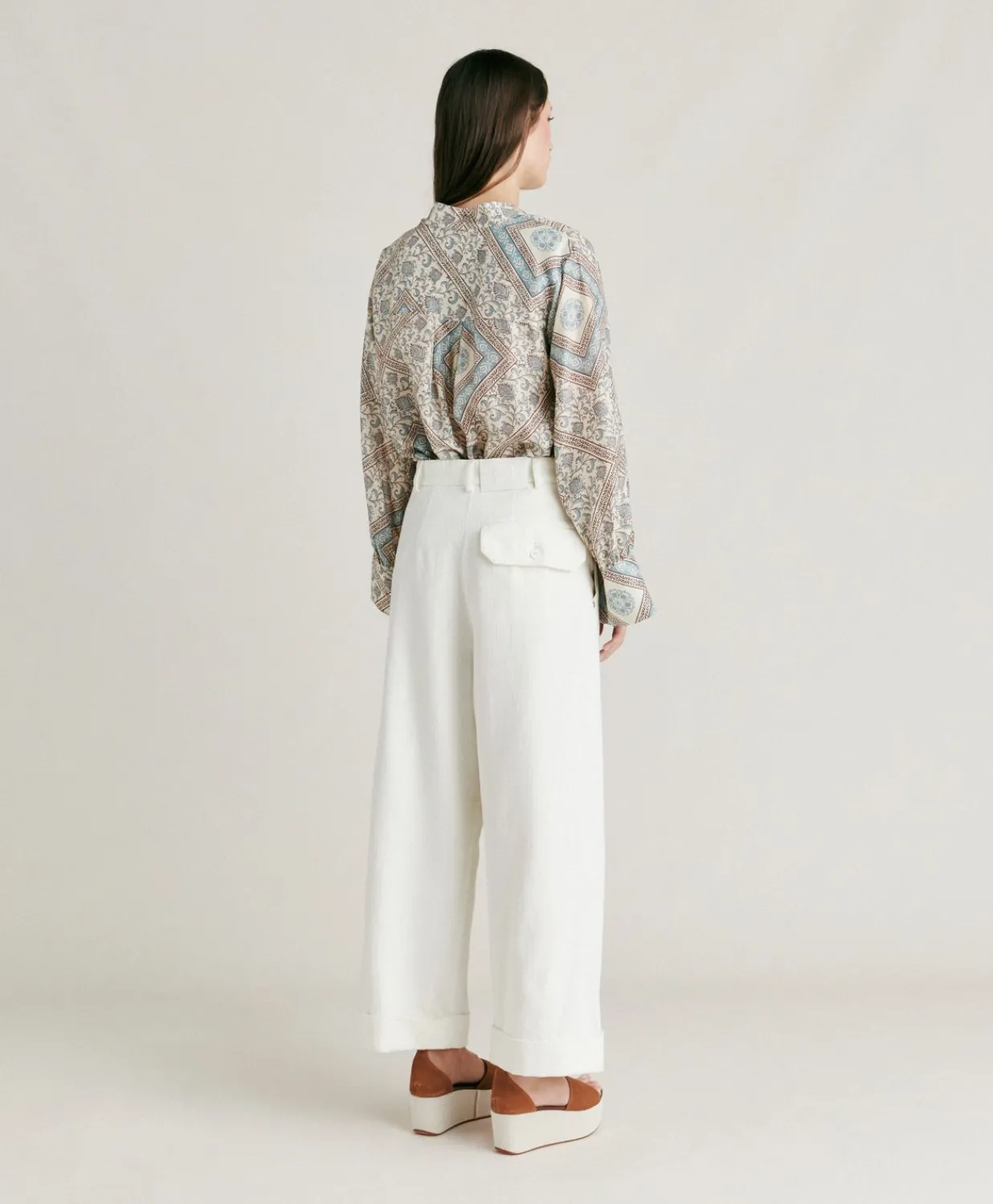 Clearance Pantalon En Jean Grecale - Creme Femmes Pantalons Et Shorts