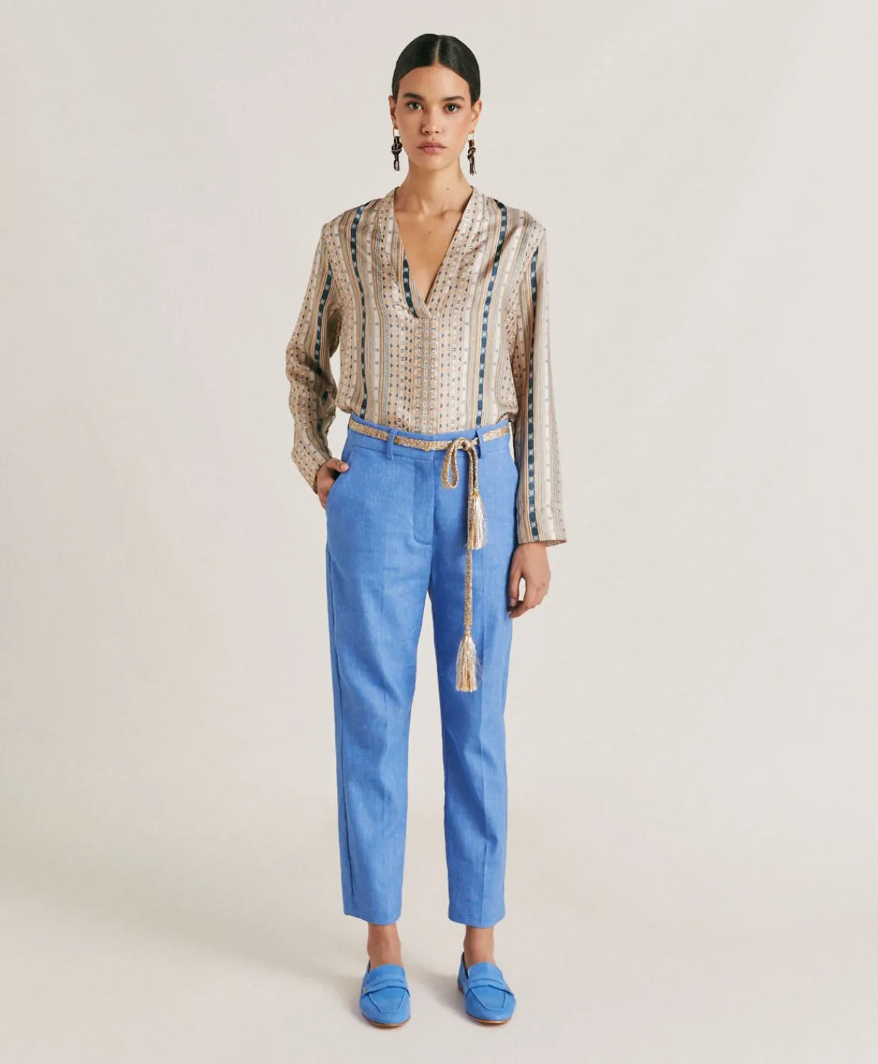 Hot Pantalon En Jean Leger Joy - Bleu Clair Femmes Pantalons Et Shorts