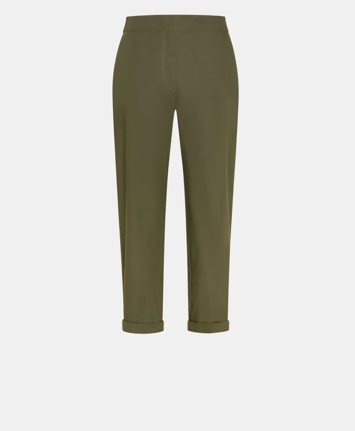 New Pantalon En Popeline Idaho - Armee Femmes Pantalons Et Shorts