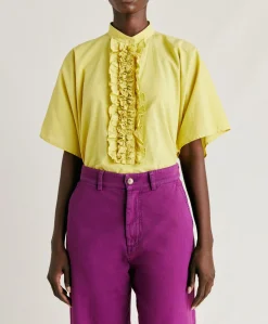 Sale Pantalon Gabardine Bis Fuchsia - Cyclamen Femmes Pantalons Et Shorts