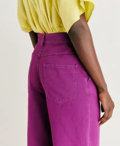 Sale Pantalon Gabardine Bis Fuchsia - Cyclamen Femmes Pantalons Et Shorts