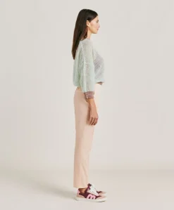 New Pantalon Gabardine Haiti - Fleur Femmes Pantalons Et Shorts