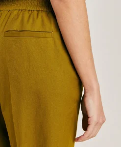 Pantalon Gabardine Haiti - Olive Femmes Pantalons Et Shorts
