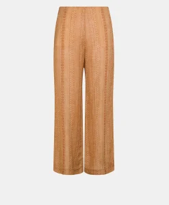 Best Pantalon Ginepro En Lin Viscose - Creme/Rouille Femmes Pantalons Et Shorts
