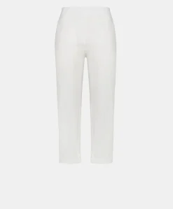 Hot Pantalon Idaho En Popeline - Blanc Optique Femmes Pantalons Et Shorts