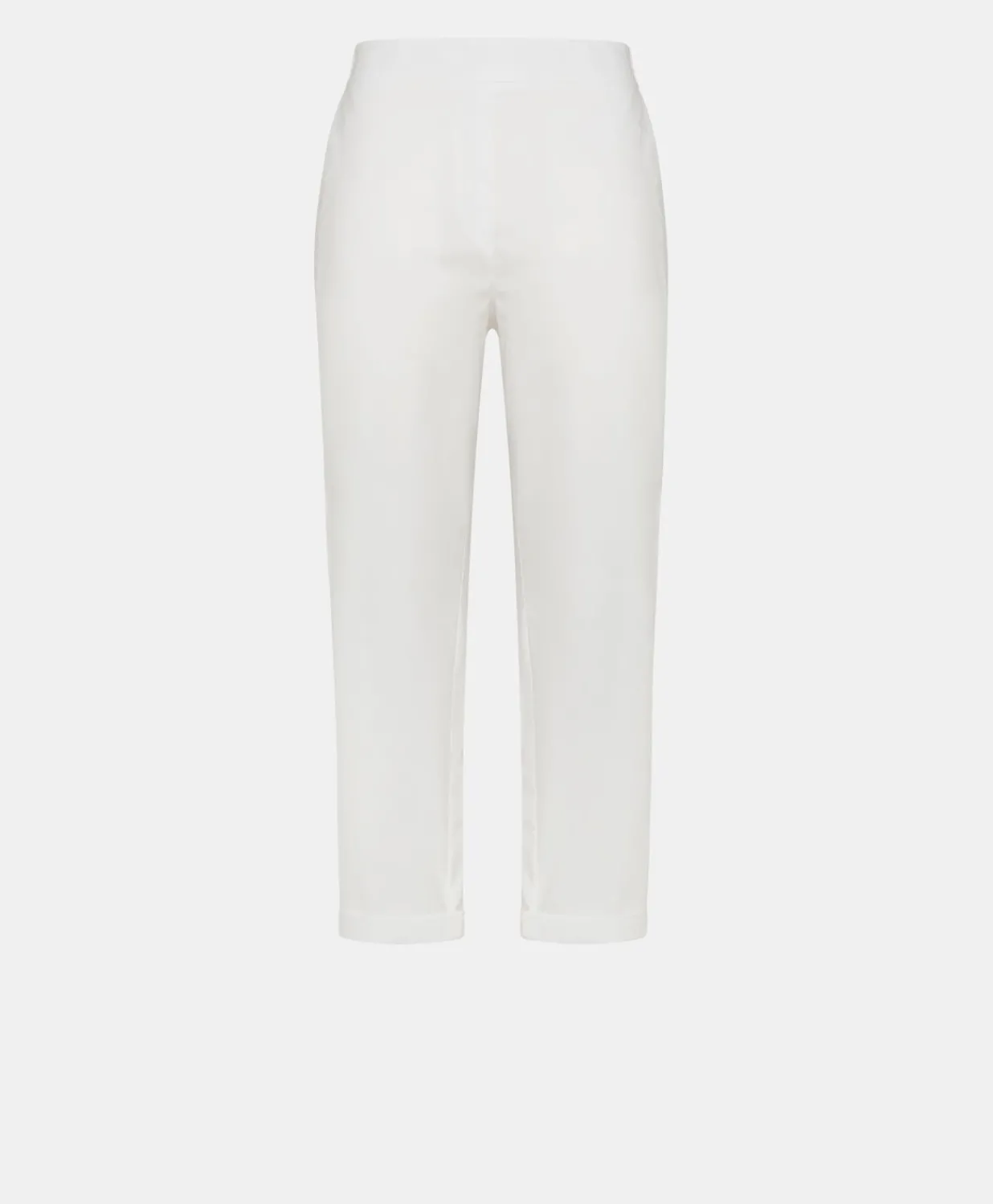 Hot Pantalon Idaho En Popeline - Blanc Optique Femmes Pantalons Et Shorts