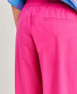 Discount Pantalon Idaho En Popeline - Fuchsia Femmes Pantalons Et Shorts