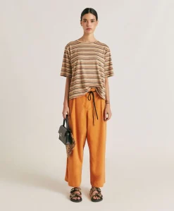 Outlet Pantalon Ilda En Lin Coton - Papaye Femmes Pantalons Et Shorts