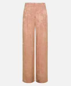 Discount Pantalon Jacquard Austin Cupro - Rose Femmes Costumes Et Costumes
