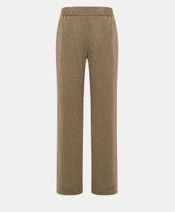 Hot Pantalon Jersey Lurex Baccarat - Boue Femmes Pantalons Et Shorts