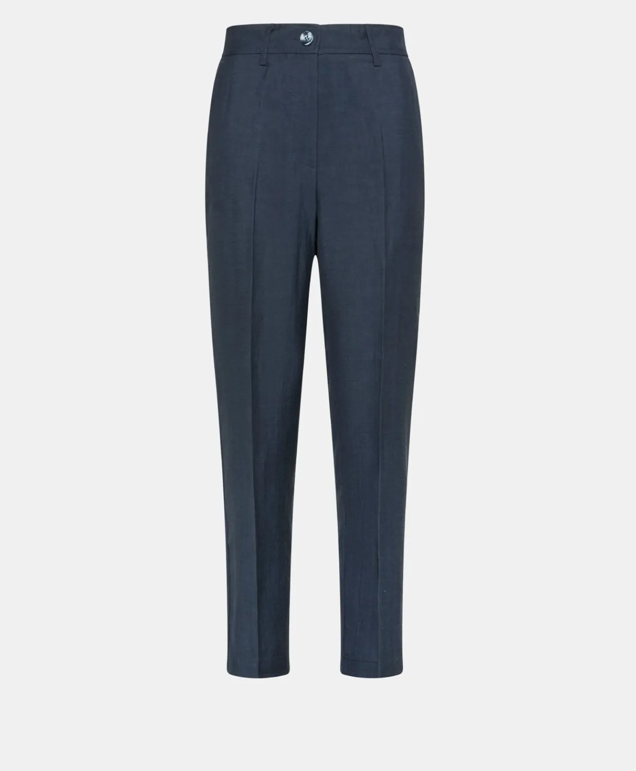 Online Pantalon Matthieu En Viscose De Lin Elegant - Bleu Nuit Femmes Pantalons Et Shorts