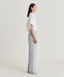 New Pantalon Narciso Lin Lurex - Gris Femmes Costumes Et Costumes