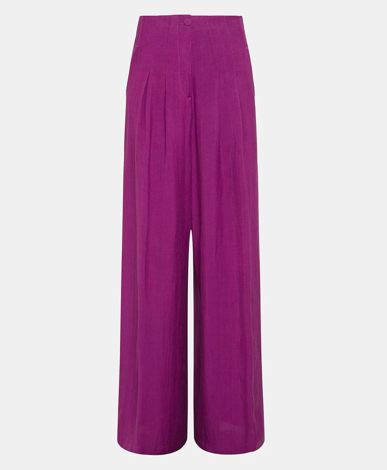 Hot Pantalon Violina Elegant En Lin Viscose - Cyclamen Femmes Costumes Et Costumes