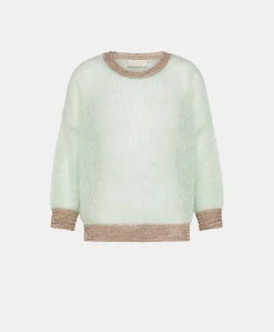 Best Pull Bella En Mohair Doux - Turquoise Femmes Tricots