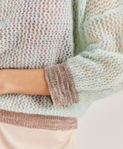 Best Pull Bella En Mohair Doux - Turquoise Femmes Tricots