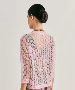 Best Pull Campanula En Mohair Doux - Rose Bebe Femmes Tricots