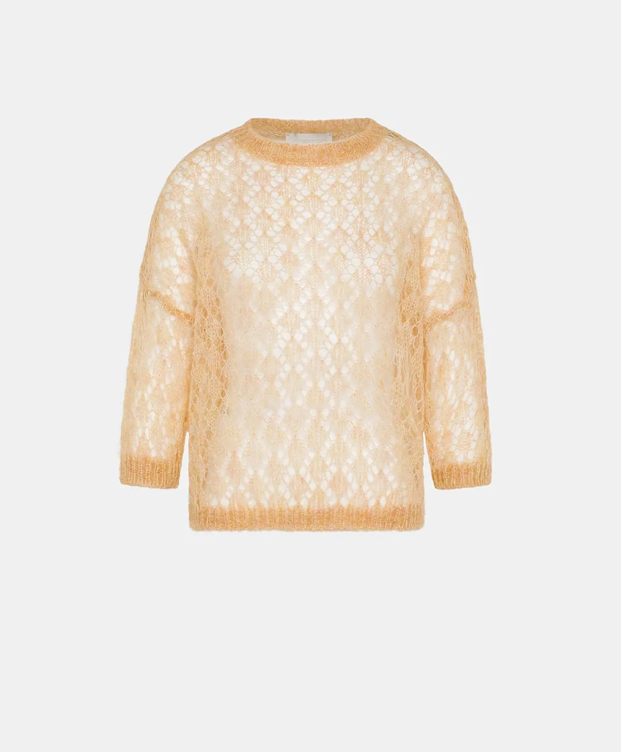 Sale Pull Campanula En Mohair Doux - Orange Femmes Tricots