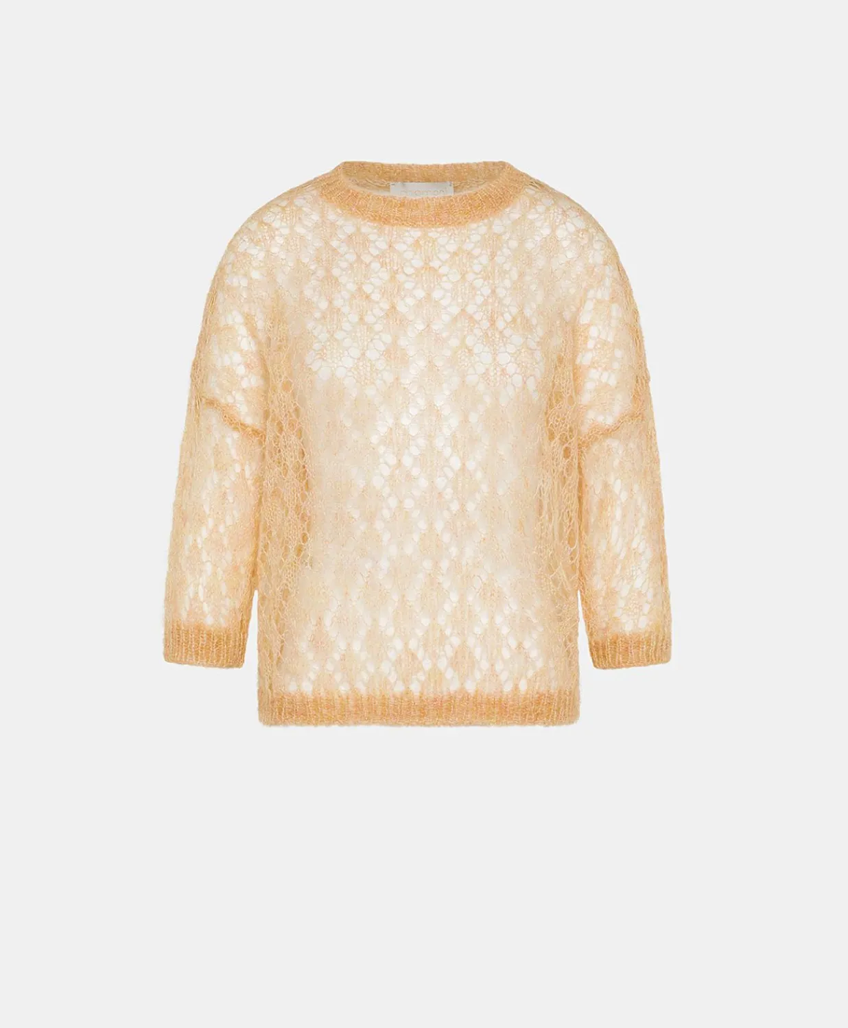 Sale Pull Campanula En Mohair Doux - Orange Femmes Tricots