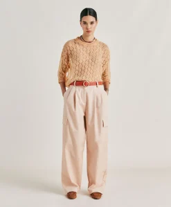 Sale Pull Campanula En Mohair Doux - Orange Femmes Tricots