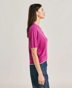 Discount Pull En Lin Edie - Cyclamen Femmes Tricots