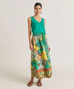 Sale Pull En Lin Graziosa - Emeraude Femmes Tricots