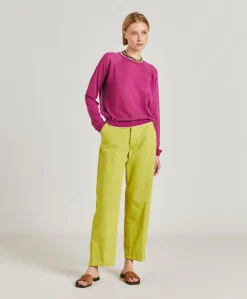 New Pull En Lin Rio - Cyclamen Femmes Tricots