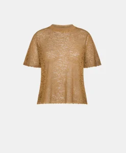 Clearance Pull En Lin Sveva - Caramel Femmes Tricots
