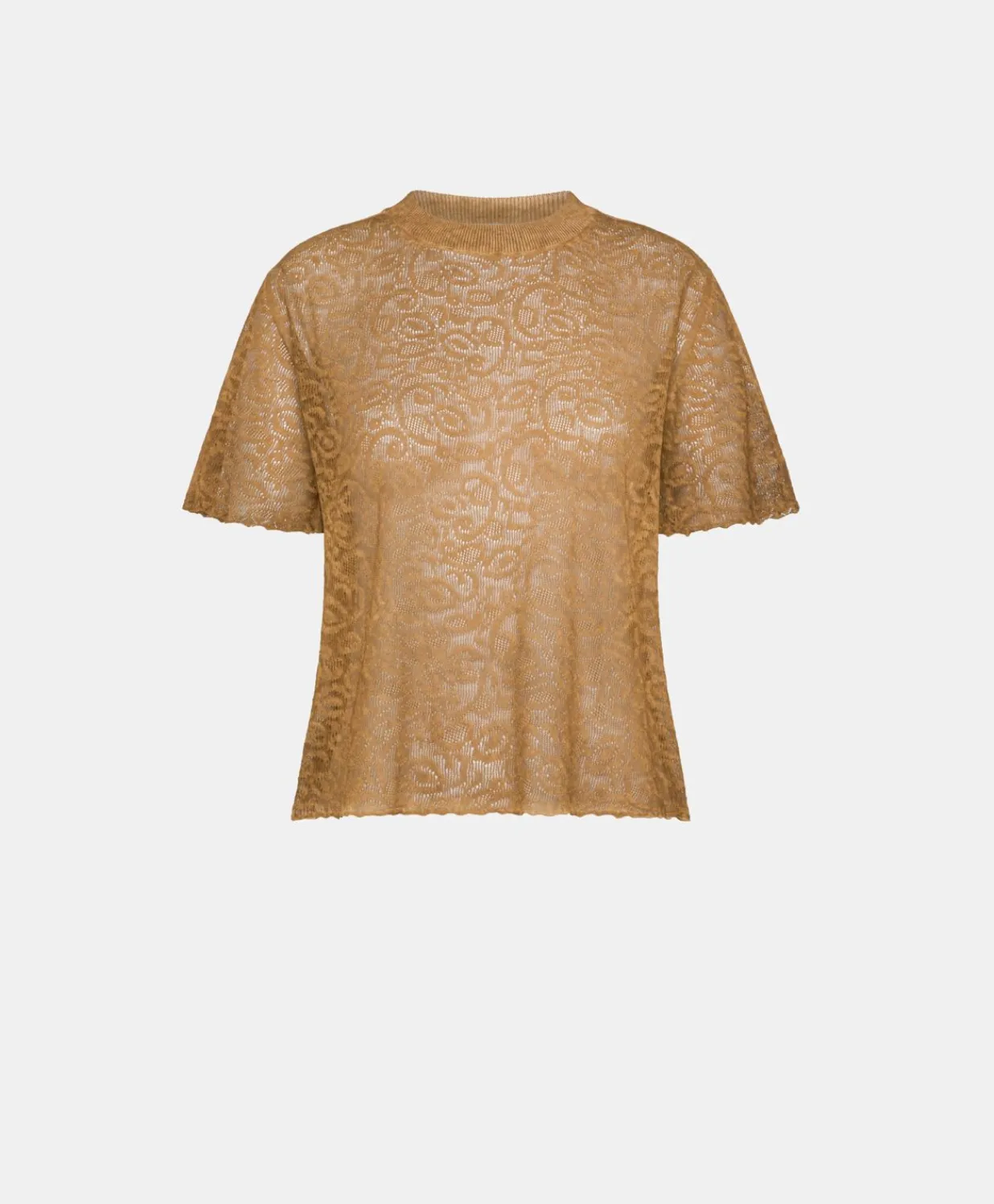 Clearance Pull En Lin Sveva - Caramel Femmes Tricots