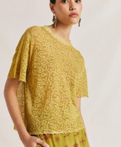 Outlet Pull En Lin Sveva - Huile Femmes Tricots