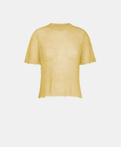 Outlet Pull En Lin Sveva - Huile Femmes Tricots