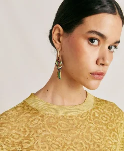 Outlet Pull En Lin Sveva - Huile Femmes Tricots