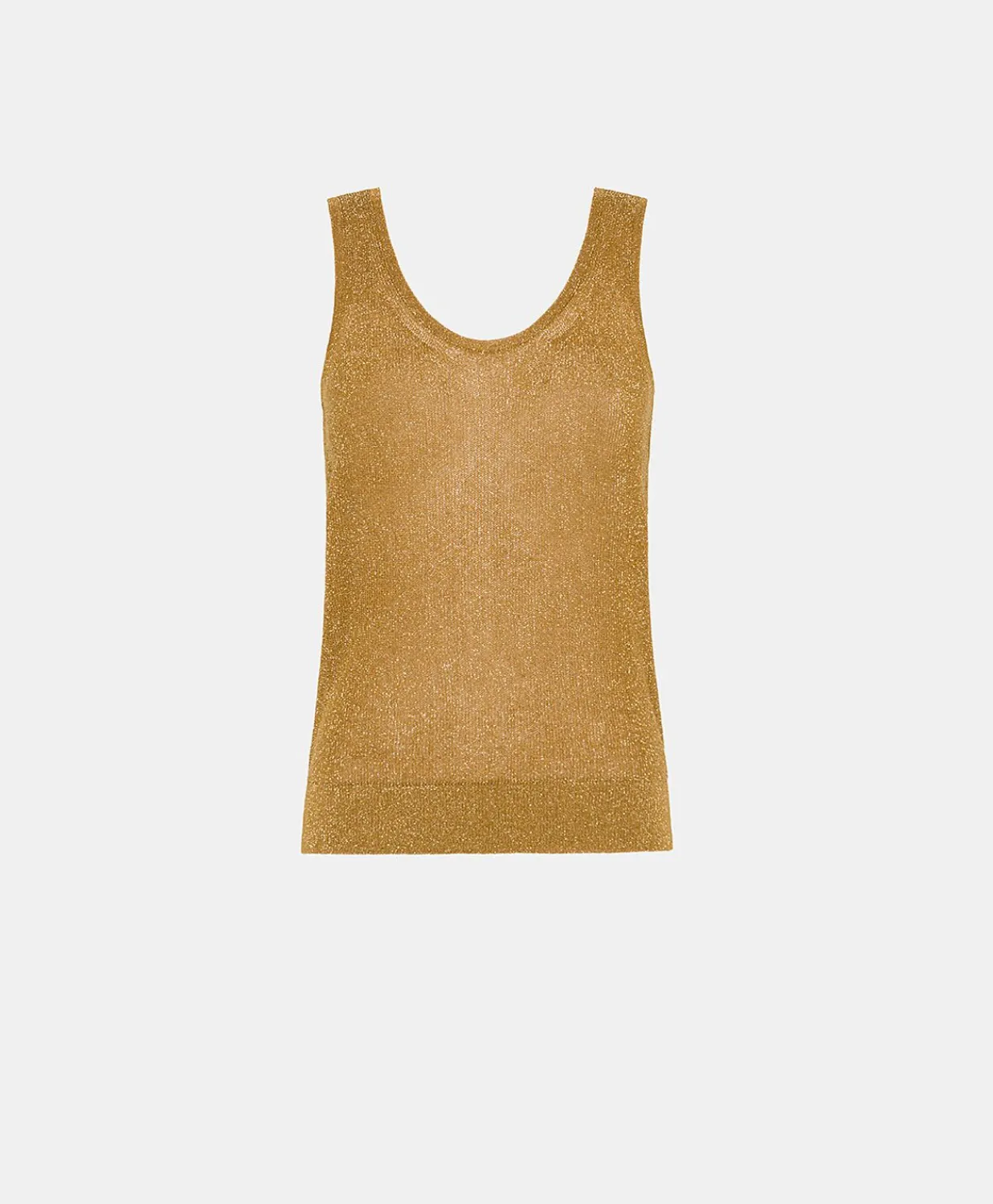 Hot Pull Liccia Nacre Lurex - Caramel Femmes Tricots